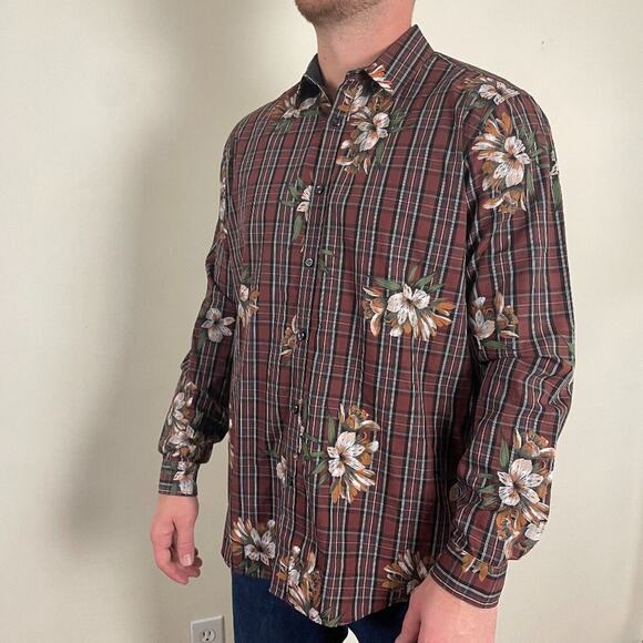 INC Floral Button Up Shirt - NWT - Picture 2 of 5
